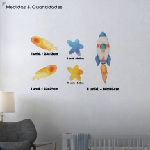 Adesivo de Parede Astronauta
