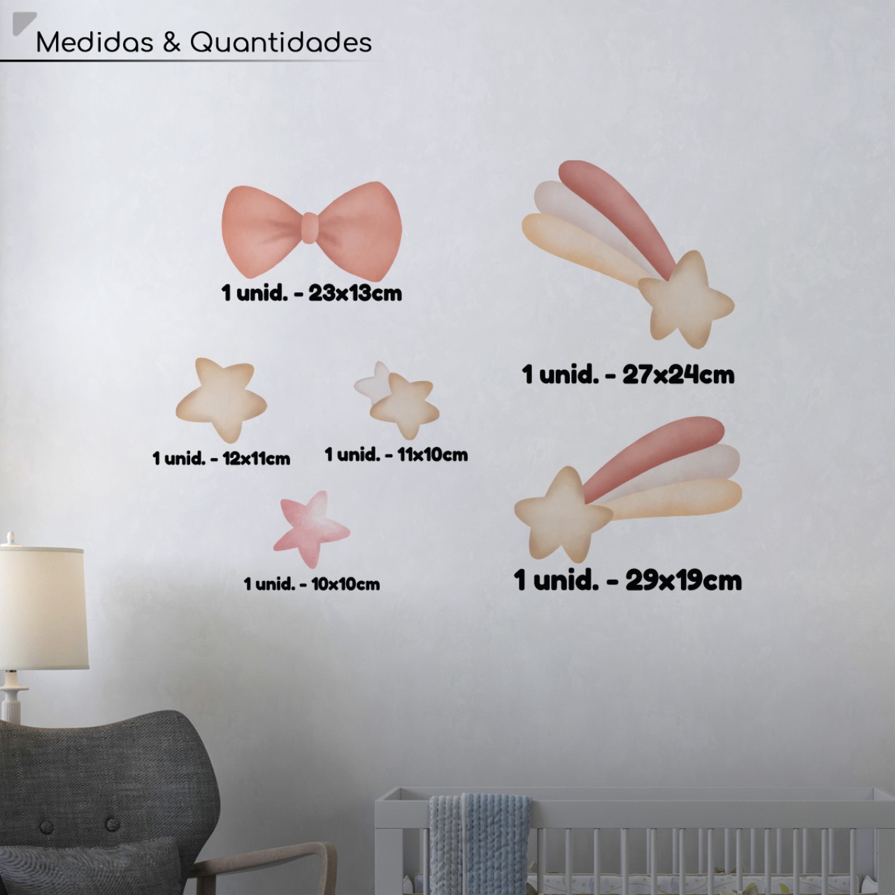 Adesivo de Parede Coelhinhos Sonecas