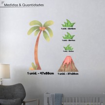 Adesivo de Parede Dinossauros Baby
