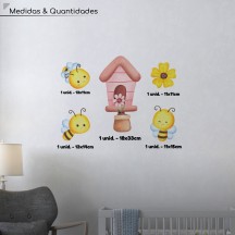Adesivo de Parede Jardim das Meninas