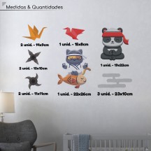 Adesivo de Parede Ninja