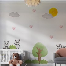 Adesivo de Parede Pandinhas