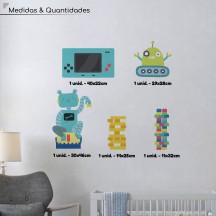 Adesivo de Parede Robôs