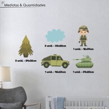 Adesivo de Parede Soldado