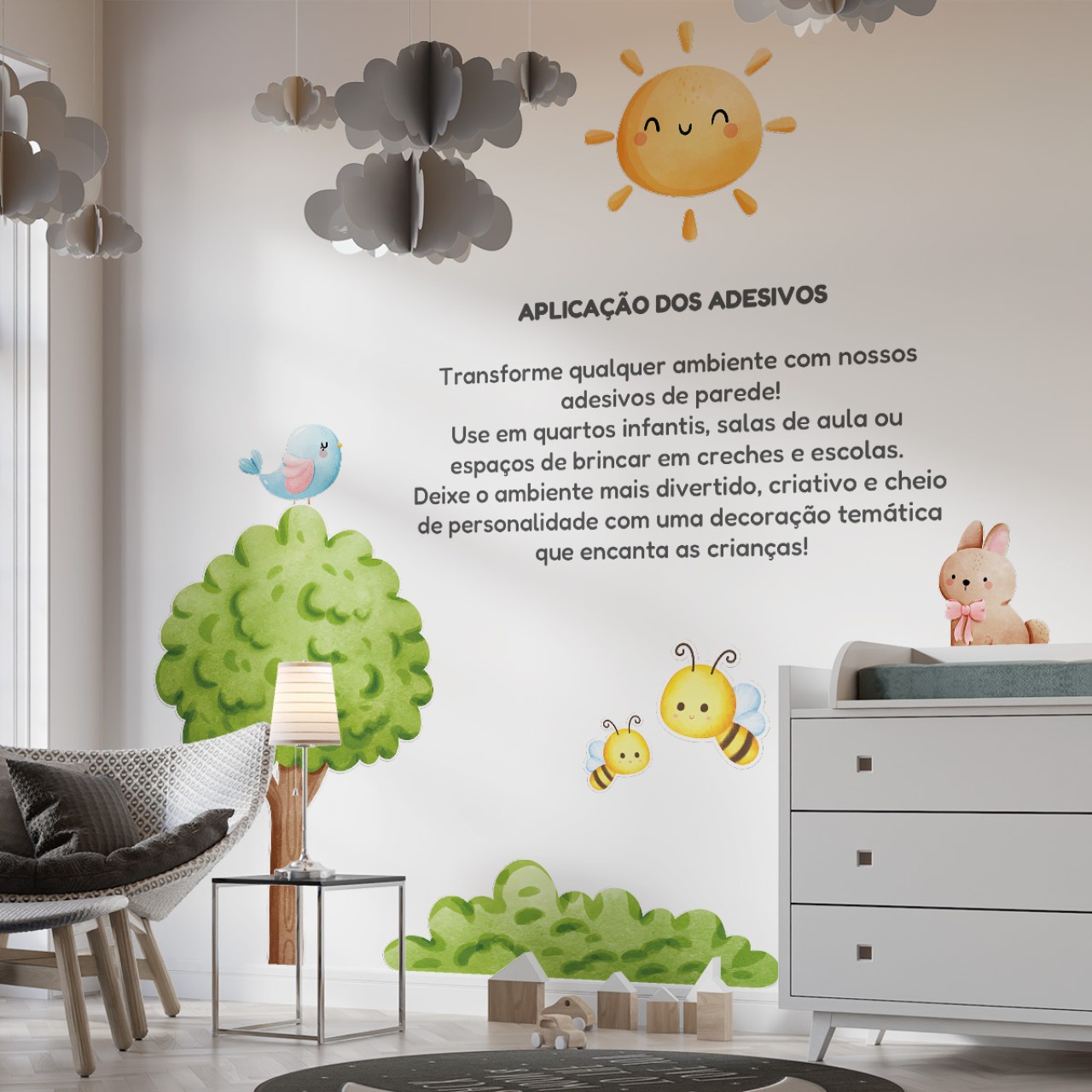 Adesivo de Parede Princesa e Unicórnio
