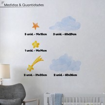 Adesivo de Ursinhos Voadores