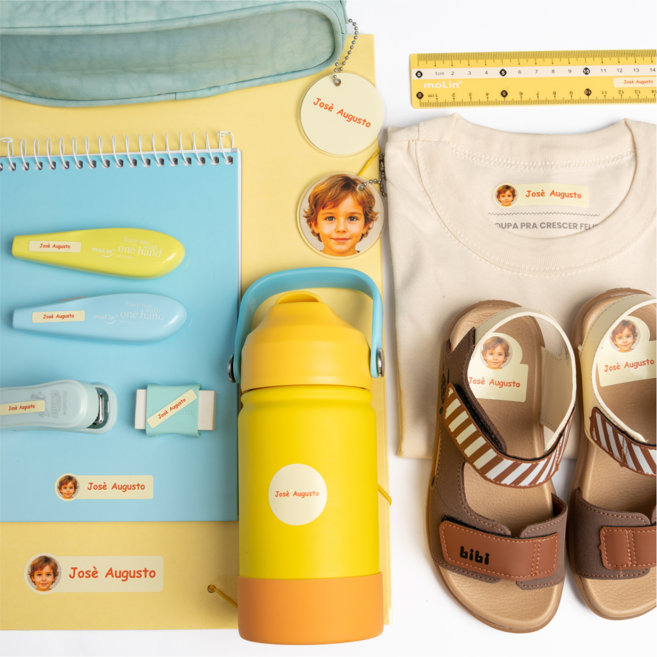 Kit Escolar TURBINADO com foto