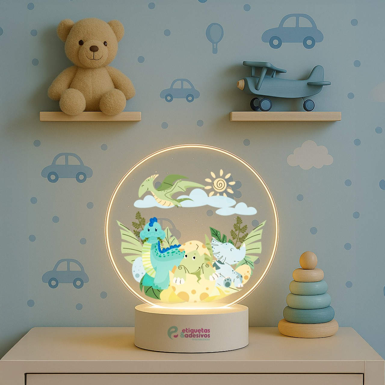 Luminária Dinossauros