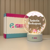 Luminária Fadinhas com Nome