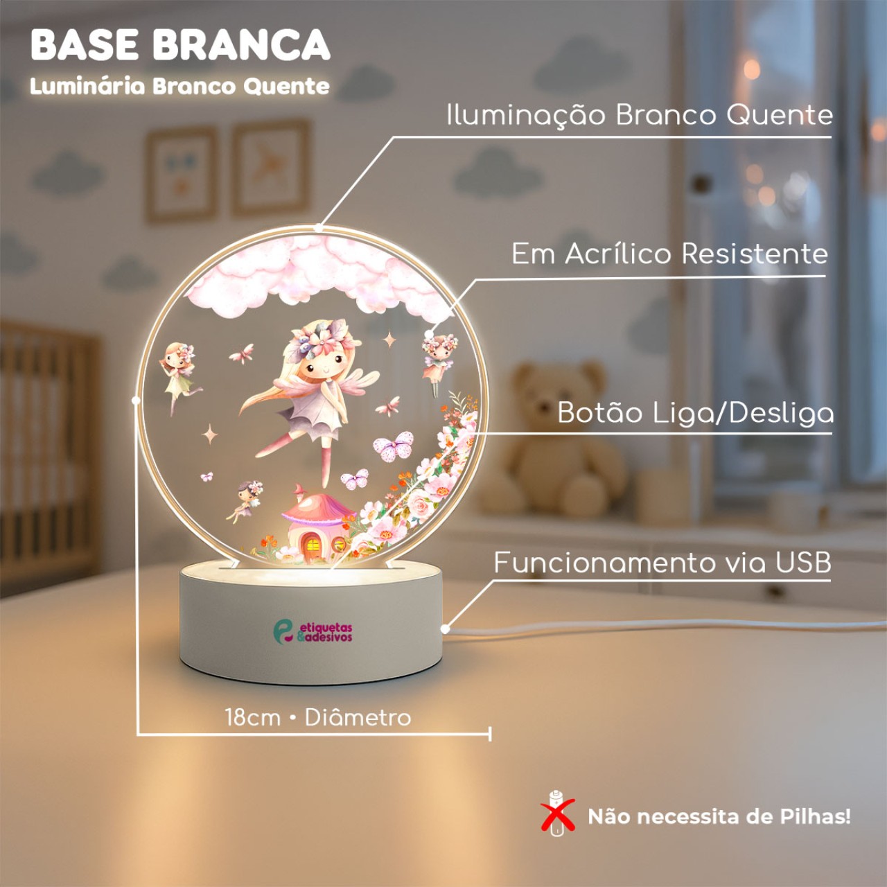 Luminária Fadinhas