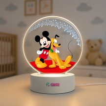 Luminária Mickey e Pluto
