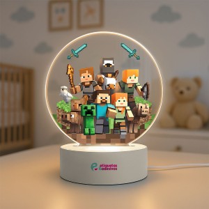 Luminária Minecraft 02