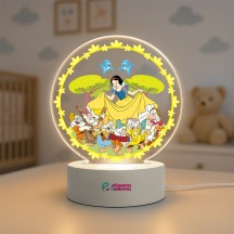 Luminária Princesa Branca de Neve