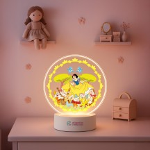 Luminária Princesa Branca de Neve