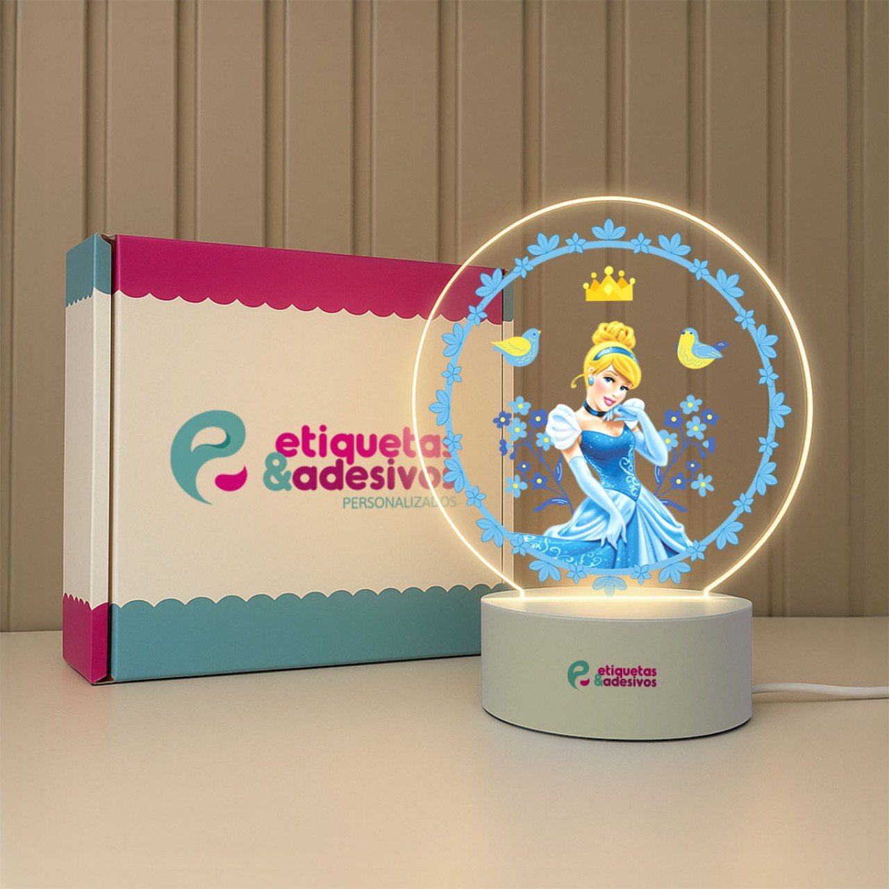 Luminária Princesa Cinderela
