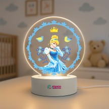 Luminária Princesa Cinderela