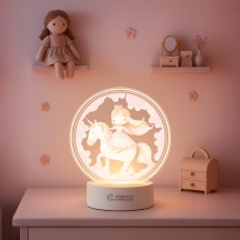 Luminária Princesa e Unicórnio