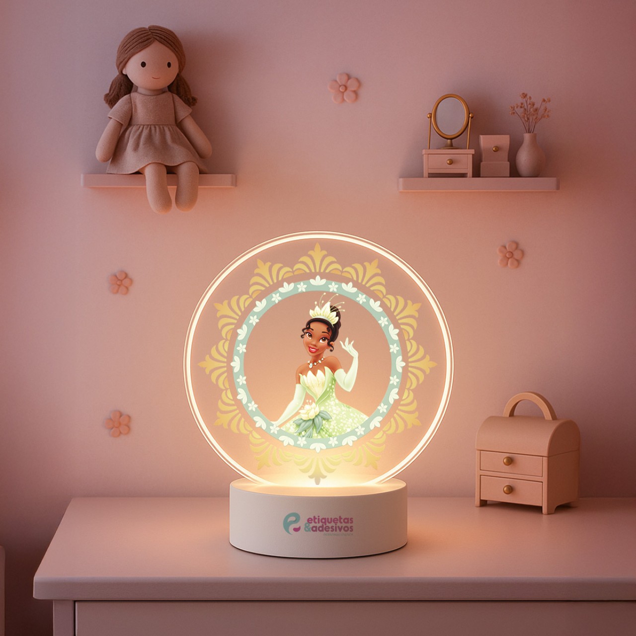 Luminária Princesa e o Sapo