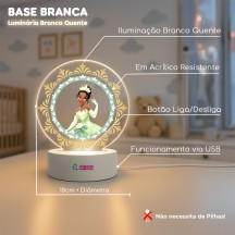 Luminária Princesa e o Sapo