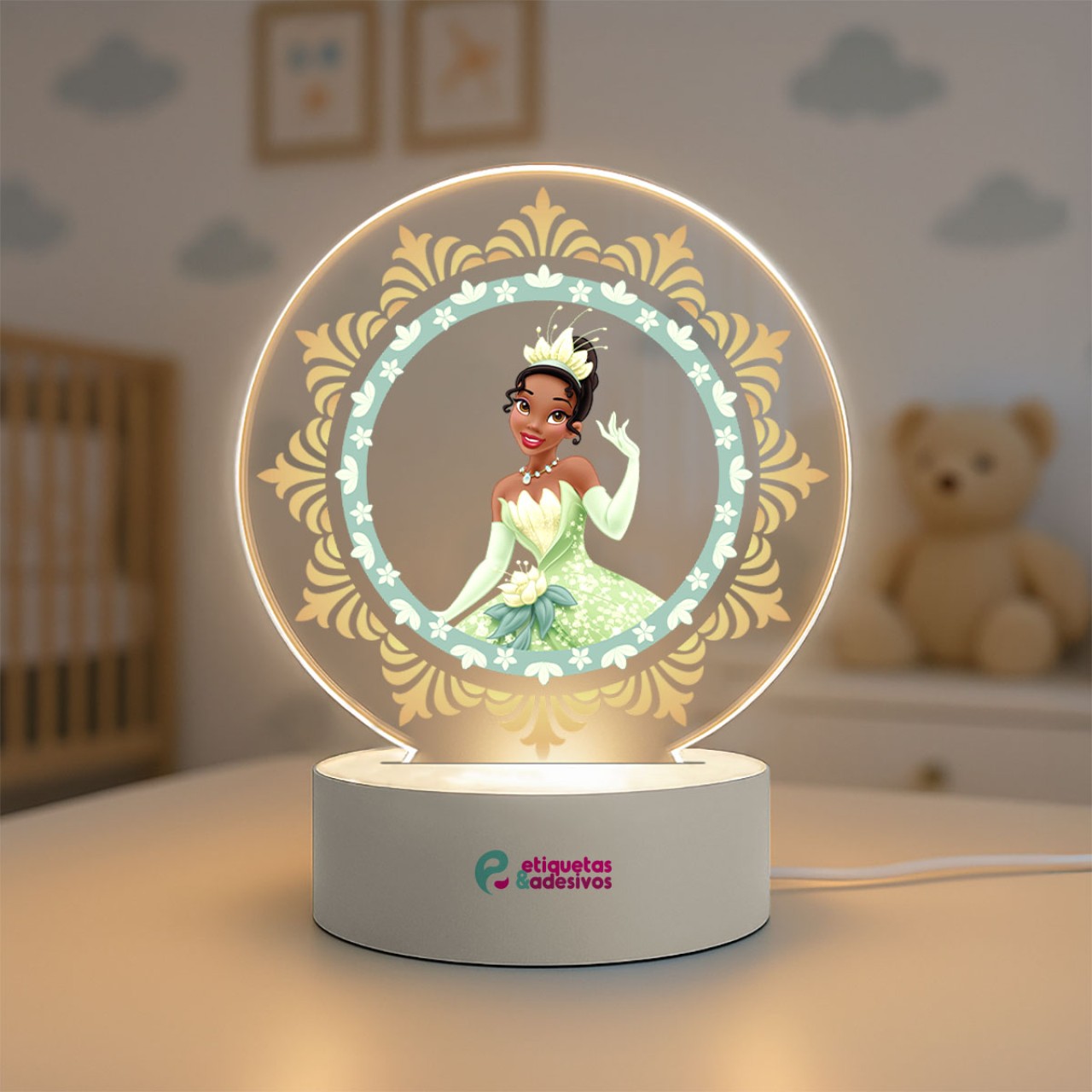 Luminária Princesa e o Sapo