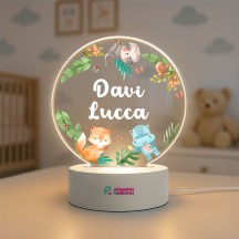 Luminária Savana com nome personalizado