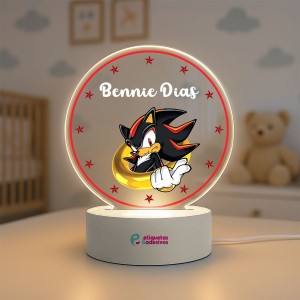 Luminária Shadow com nome personalizado