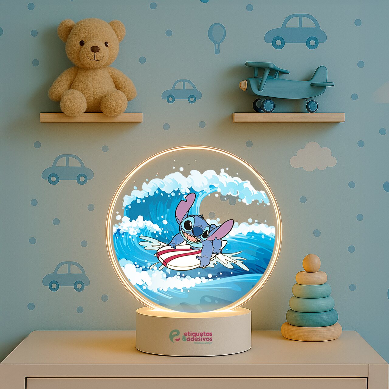 Luminária Stitch Surf