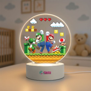 Luminária Super Mario