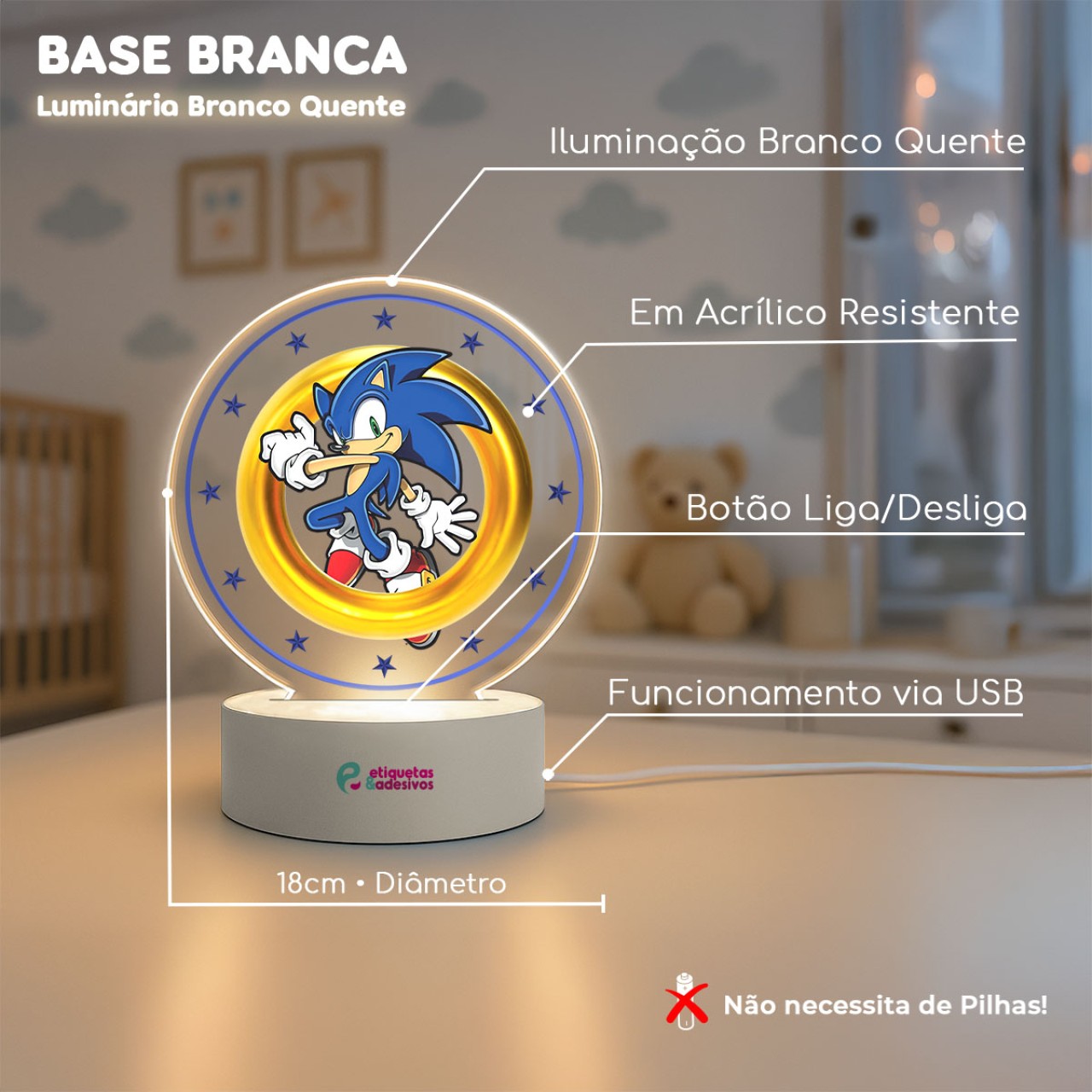 Luminária Sonic