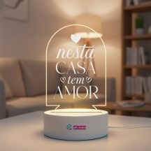 Luminária Nesta Casa Tem Amor 2