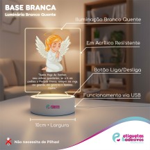 Luminária Anjinha da Guarda