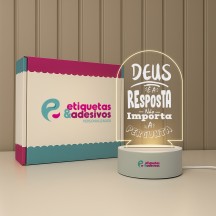 Luminária Deus é a Resposta