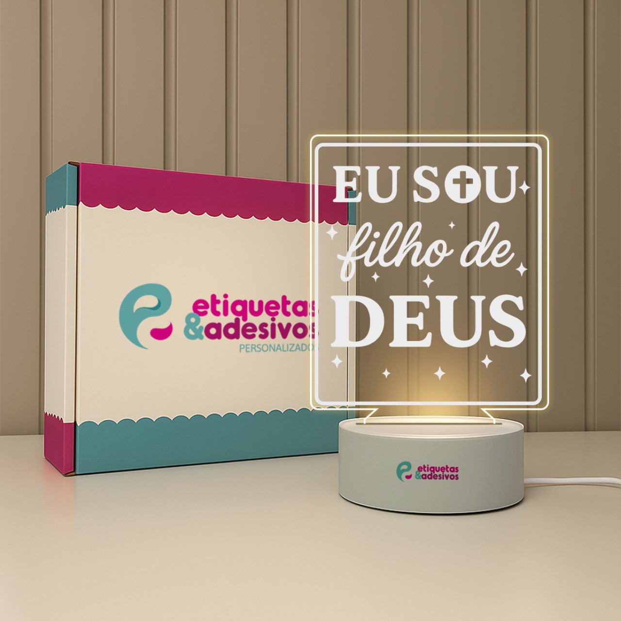 Luminária Eu Sou Filho de Deus
