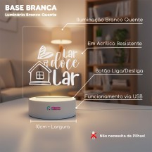 Luminária Lar Doce Lar
