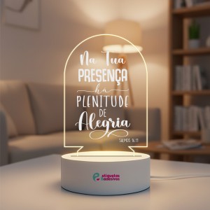 Luminária Na Tua Presença