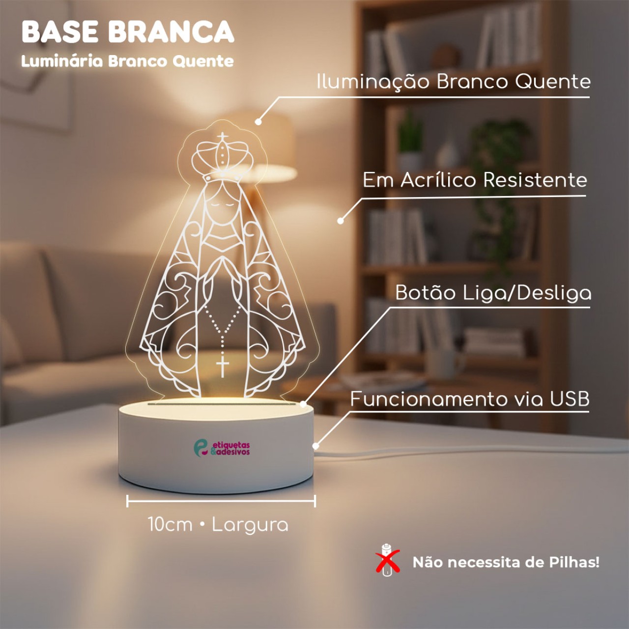 Luminária Nossa Senhora Aparecida