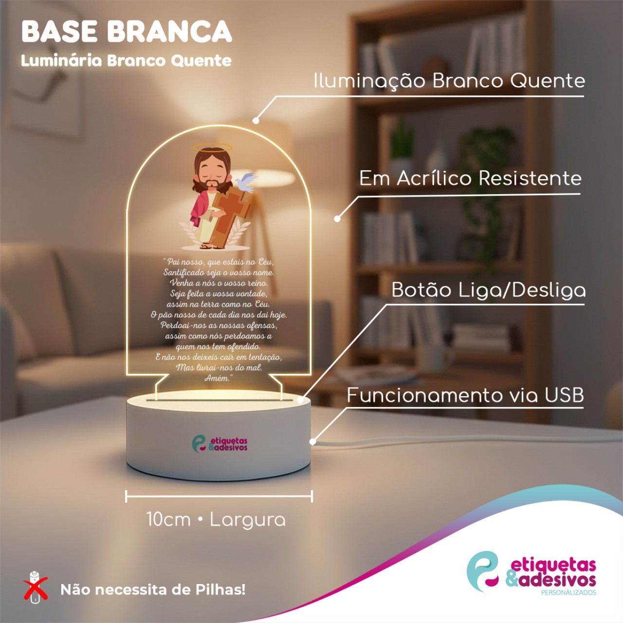 Luminária Pai Nosso