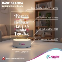Luminária Parece um Hospício