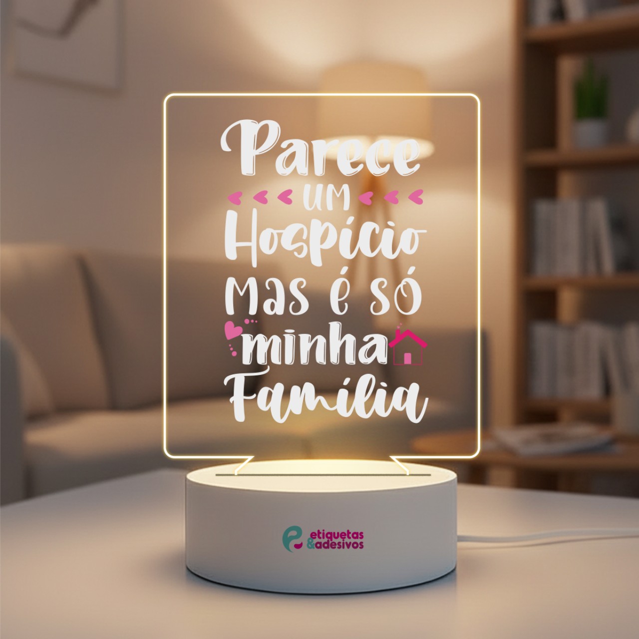 Luminária Parece um Hospício