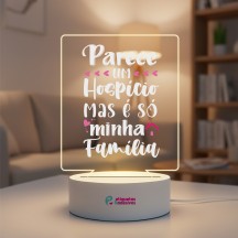 Luminária Parece um Hospício