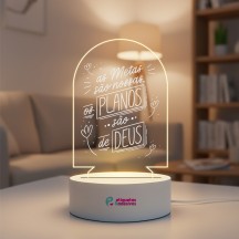 Luminária Planos de Deus