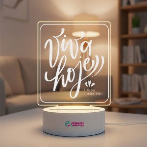 Luminária Viva Hoje