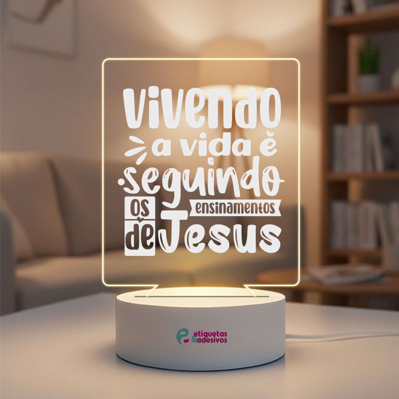 Luminária Vivendo a Vida