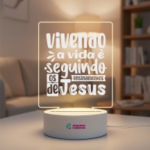 Luminária Vivendo a Vida