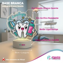 Luminária Odontologia Escova Verde