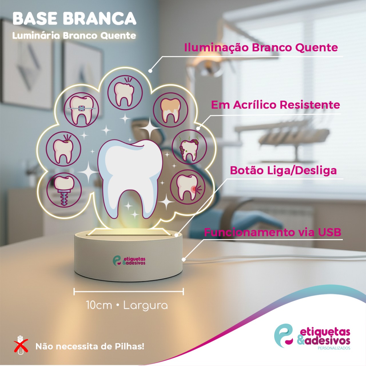 Luminária Odontologia Implantes