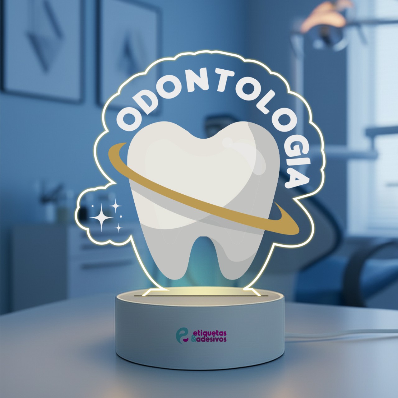 Luminária Odontologia Anel Dentinho