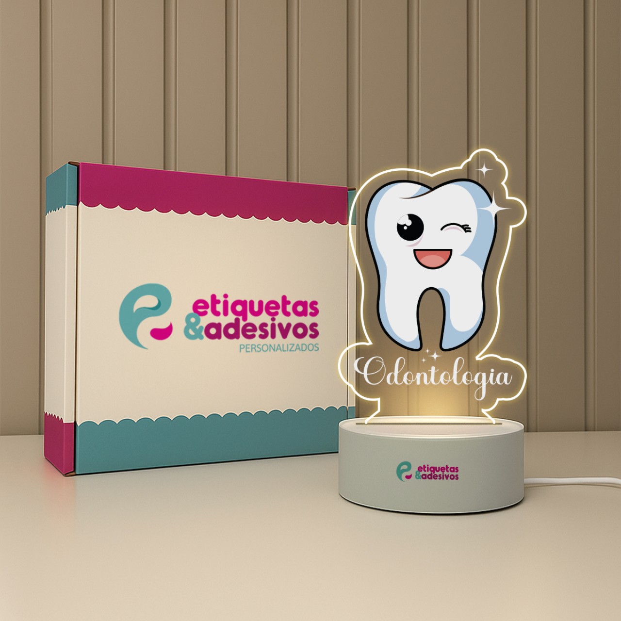 Luminária Odontologia Dentinho Piscando