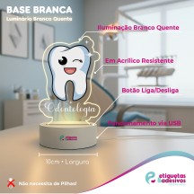 Luminária Odontologia Dentinho Piscando