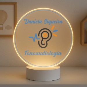 Luminária Profissões Fonoaudiologia Com Nome